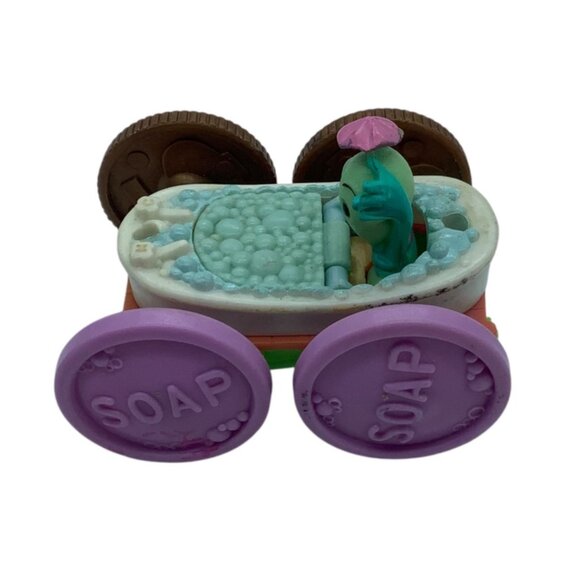 Vtg 90s Tiny Toons Flip Car Montana Max & Gogo Dodo McDonalds Toy - Picture 2 of 9